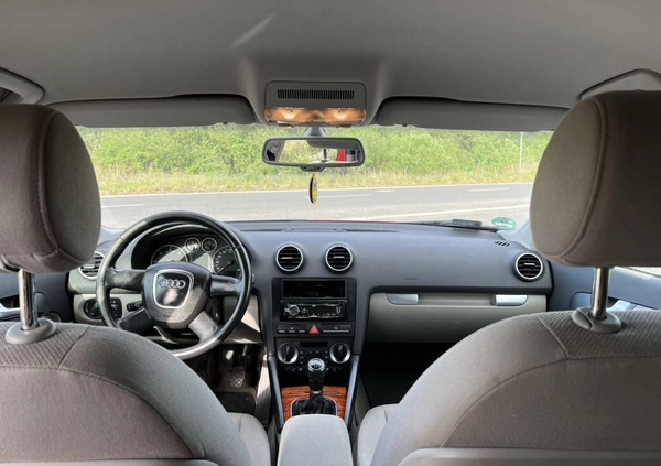 Audi A3 cena 20000 przebieg: 246125, rok produkcji 2007 z Dębno małe 277